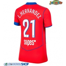 Maglie da calcio Paris Saint-Germain Lucas Hernandez #21 Terza Maglia Femminile 2025-26 Manica Corta